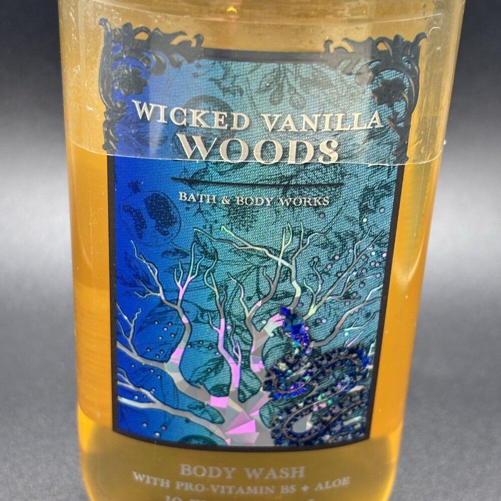 Bath & Body Works Wicked Vanilla Woods Moisturizing Body Wash Shower Gel 10 oz - Picture 3 of 12